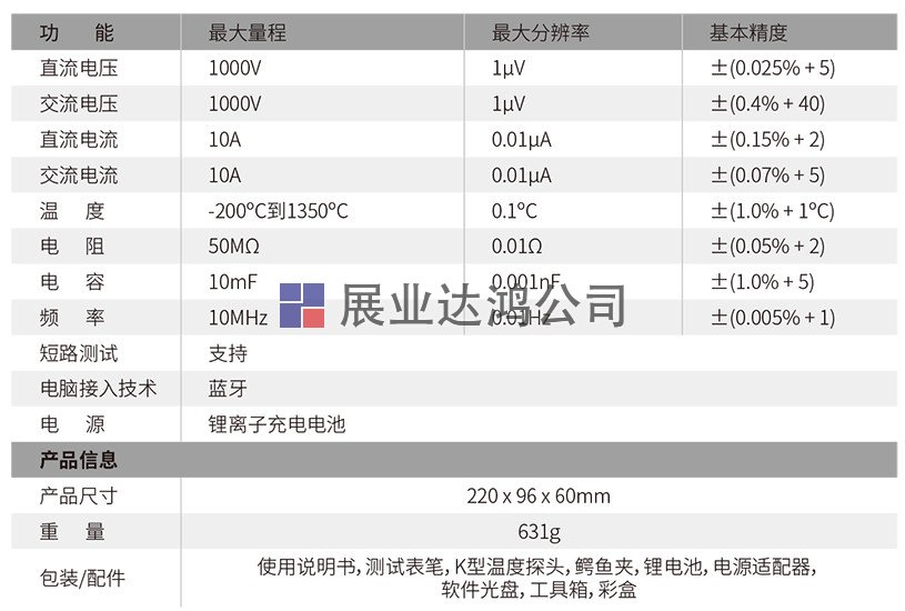 DT-9987高精度專業(yè)數(shù)字萬用表