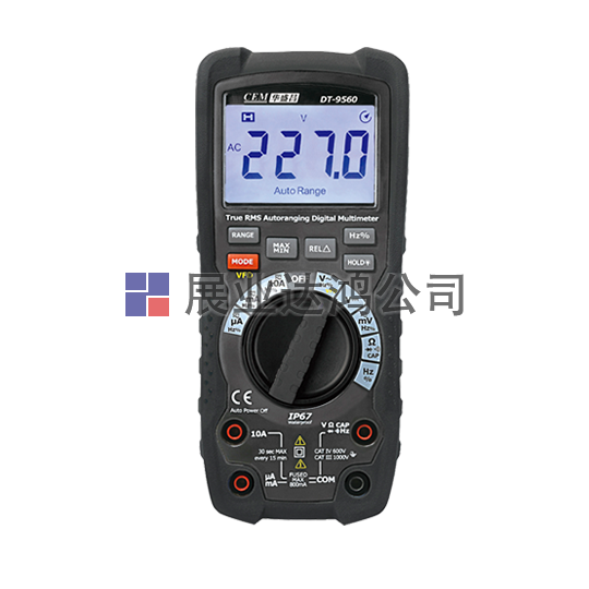 <b>華盛昌  DT-9560/9561/9562工業(yè)級6000位真有效值數(shù)字萬用表</b>